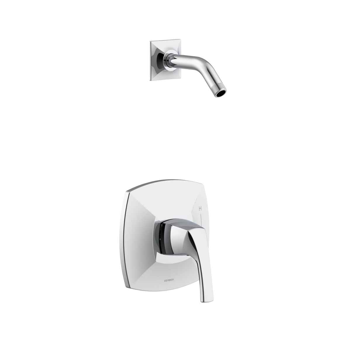 Gerber D500518LSBSTC Satin Black Vaughn Shower-only Trim Kit, Without Showerhead