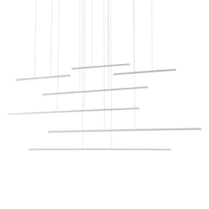 Kuzco MP14970-WH CHUTE MOTION 70" MP White 120V TRIAC/ELV LED 3000K 90CRI 95W