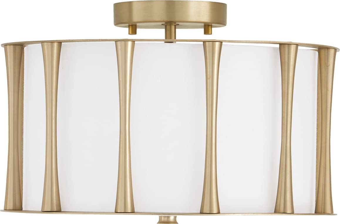 Capital Lighting 244631MA Bodie 3 Light Dual Mount Semi-Flush/Pendant Matte Brass