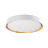 Kuzco FM43920-WH/GD ESSEX 20" FLUSH MOUNT WHITE OUTER GOLD INNER 42W 120VAC LED 3000K 90CRI