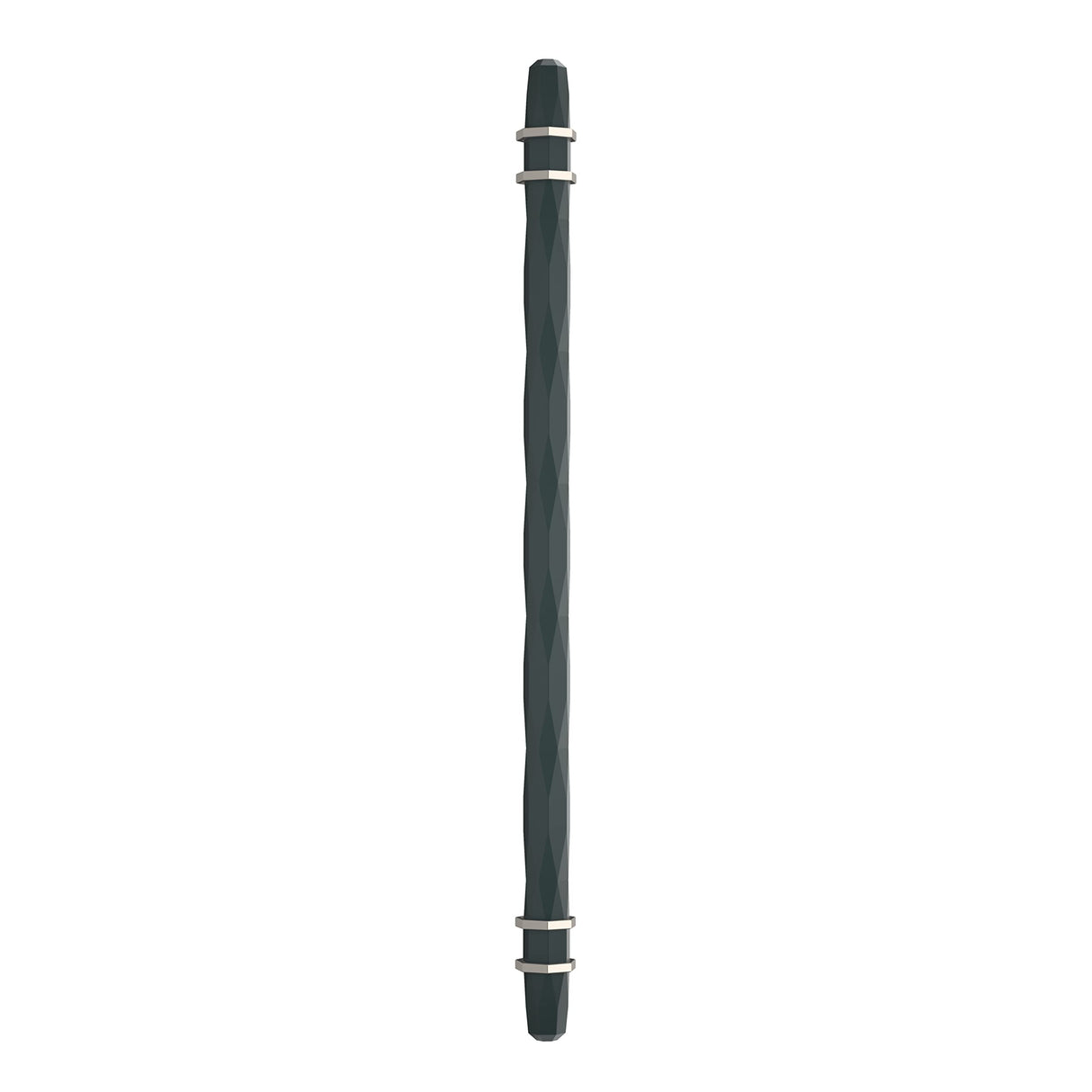 Amerock Cabinet Pull Black Bronze/Satin Nickel 10-1/16 inch (256 mm) Center-to-Center London 1 Pack Drawer Pull Drawer Handle Cabinet Hardware