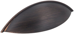 Jeffrey Alexander 8236DBAC 96 mm Center-to-Center Brushed Oil Rubbed Bronze Bordeaux Cabinet Cup Pull