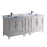 Fresca FCB20-301230AW-CWH-U Double Sink Cabinets with Sinks