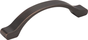 Elements 511-96BNBDL 96 mm Center-to-Center Brushed Pewter Arched Seaver Cabinet Pull