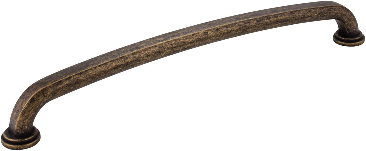 Jeffrey Alexander 527-12ABM-D 12" Center-to-Center Distressed Antique Brass Bremen 1 Appliance Handle