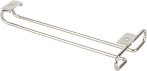 Hardware Resources STEM1-SN-R Satin Nickel Under Cabinet Stemware Rack