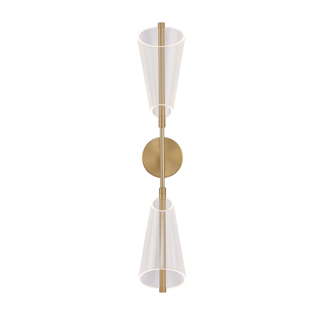 Kuzco WS62629-BG/LG MULBERRY 29" WS BRUSHED GOLD LIGHT GUIDE  31W LED 90 3000K DC LED