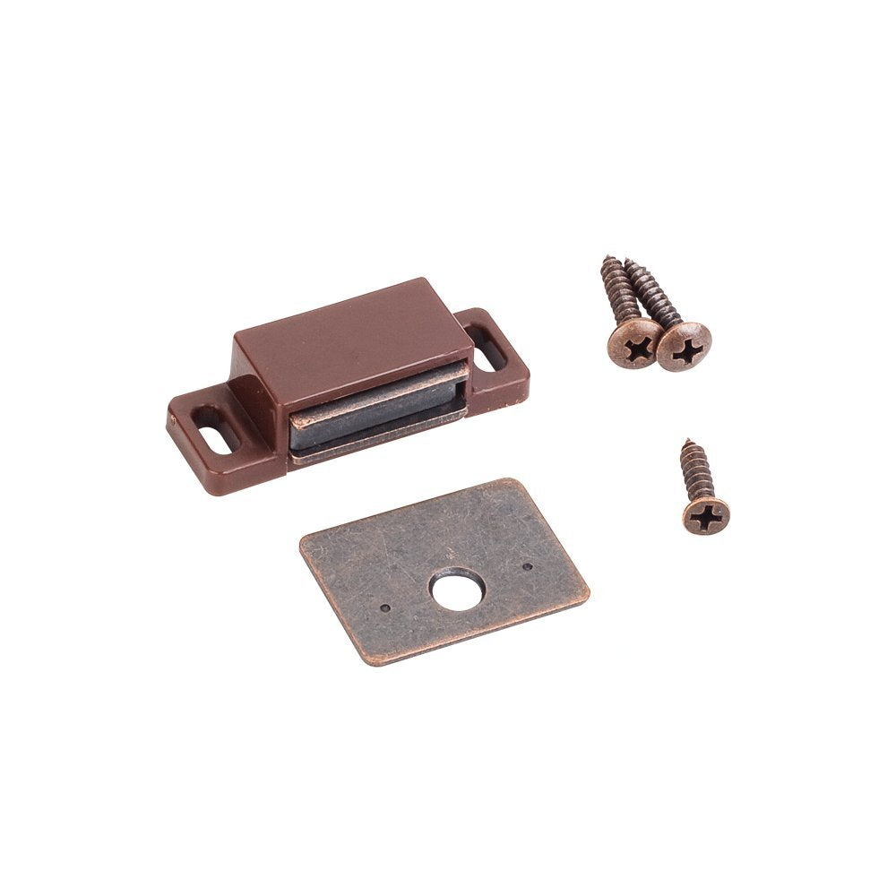 Hardware Resources 50622-R 15 lb Double Magnetic Catch Brown/Bronze,  Retail Pack