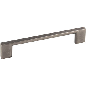 Jeffrey Alexander 635-128BNBDL 128 mm Center-to-Center Brushed Pewter Square Sutton Cabinet Bar Pull