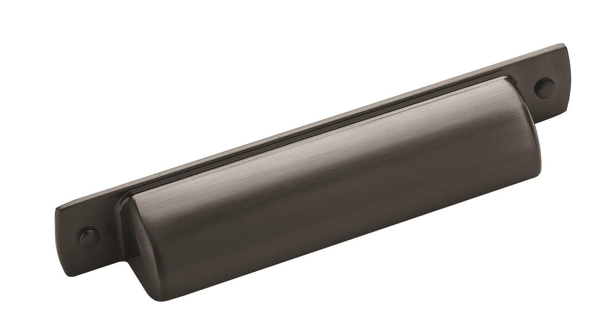 Amerock Cabinet Cup Pull Graphite 3-3/4 inch (96 mm) Center to Center Rochdale 1 Pack Drawer Pull Drawer Handle Cabinet Hardware