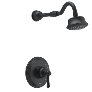 Gerber D501557BSTC Satin Black Opulence Shower-only Trim Kit, 1.75GPM
