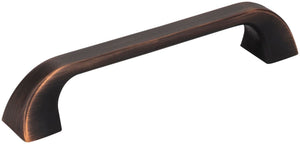 Jeffrey Alexander 972-128DBAC 128 mm Center-to-Center Brushed Oil Rubbed Bronze Square Marlo Cabinet Pull