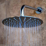 PULSE ShowerSpas 2001-250P Island Falls Stainless Steel Shower Head, Ultra Low-Profile, 10" (250mm), Polished Finish