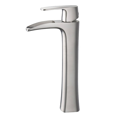 Fresca FFT3072BN Fresca Fortore Single Hole Vessel Mount Bathroom Vanity Faucet - Brushed Nickel