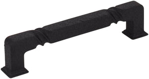 Jeffrey Alexander 602-128BLK 128 mm Center-to-Center Matte Black Rustic Twist Tahoe Cabinet Pull
