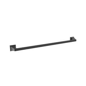 Amerock BH36024MB Matte Black Towel Bar 24 in (610 mm) Towel Rack Mulholland Bathroom Towel Holder Bathroom Hardware Bath Accessories