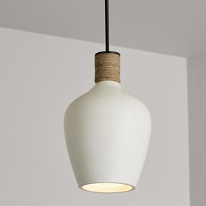 Capital Lighting 340614PW Destin 1 Light Pendant Dark Pewter