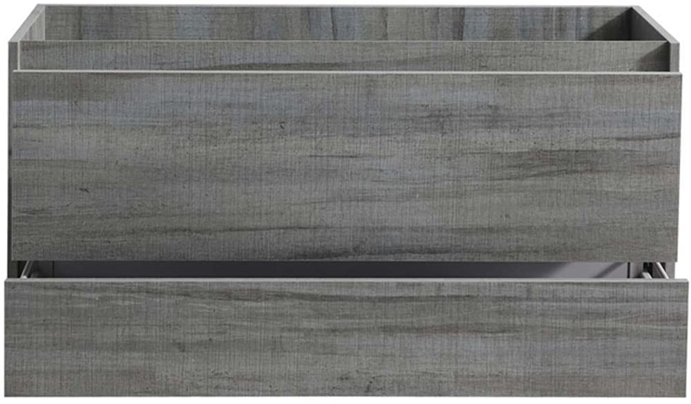 Fresca FCB9248OG-D Fresca Catania 48" Ocean Gray Wall Hung Double Sink Modern Bathroom Cabinet