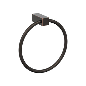Amerock BH36082ORB Oil Rubbed Bronze Towel Bar 6-1/2 in (165 mm) Length Towel Holder Monument Hand Towel Holder for Bathroom Wall Small Kitchen Towel Holder Bath Accessories