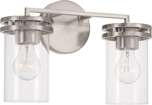 Capital Lighting 148721BN-539 Fuller 2 Light Vanity Brushed Nickel