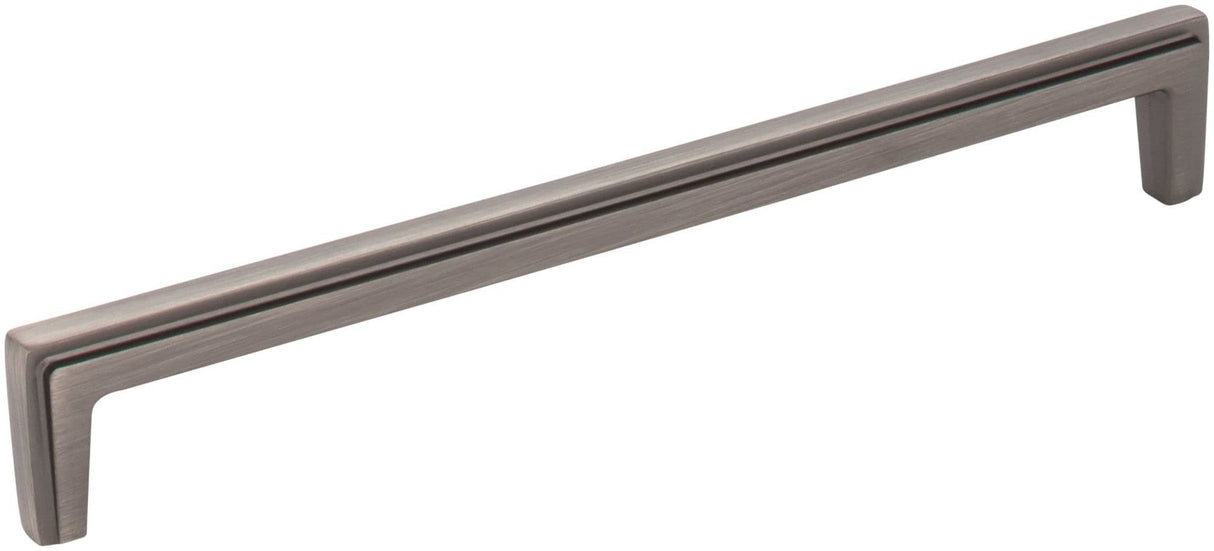 Jeffrey Alexander 259-192BNBDL 192 mm Center-to-Center Brushed Pewter Lexa Cabinet Pull