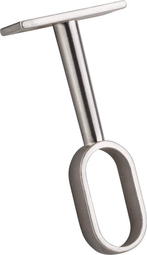 Hardware Resources M7190-SN Satin Nickel Center Support Bracket for Oval Closet Rods