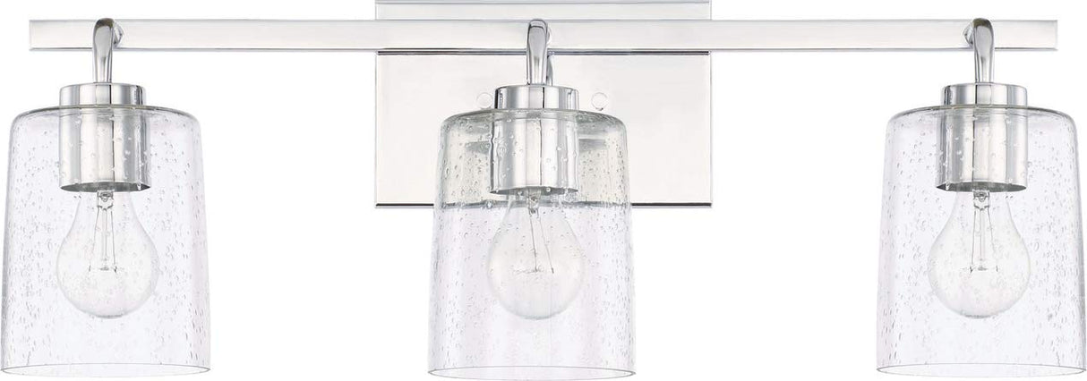 Capital Lighting 128531CH-449 Greyson 3 Light Vanity Chrome