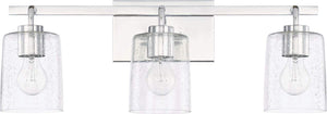 Capital Lighting 128531CH-449 Greyson 3 Light Vanity Chrome