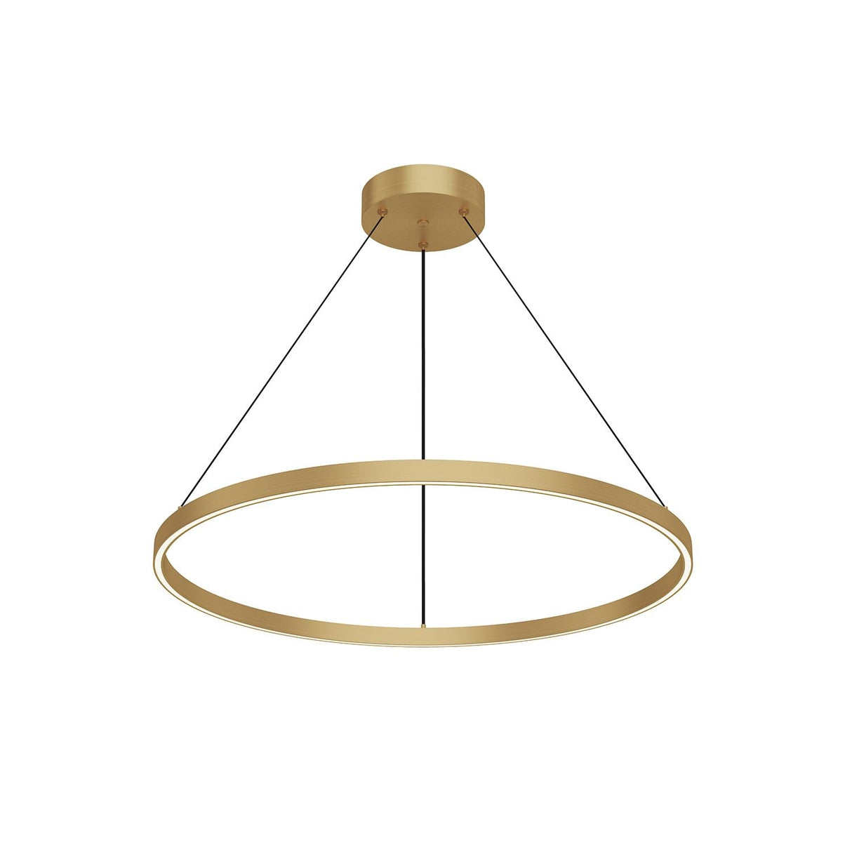 Kuzco PD87132-BG CERCHIO 32" PENDANT BG TEXTURED DOWN ONLY DUO CANOPY 930 TRIAC 120 65W