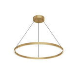 Kuzco PD87732-BG Cerchio 32" Pendant BG Aluminum Extrusion Up Down Duo Canopy 930 TRIAC 120 78W