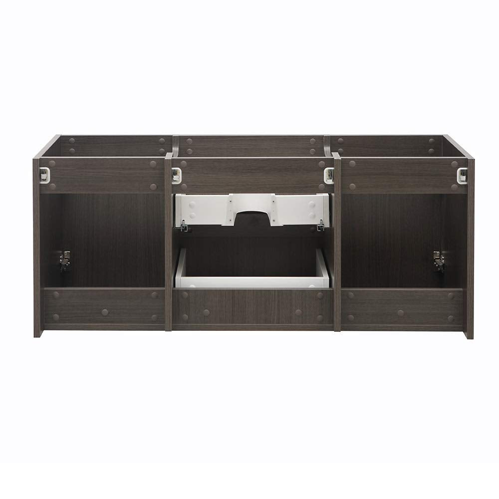 Fresca FCB8348GG Fresca Valencia 48" Dark Slate Gray Wall Hung Single Sink Modern Bathroom Cabinet