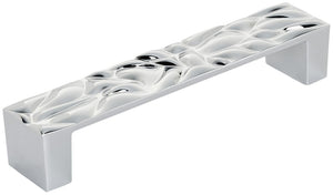Amerock Cabinet Pull Polished Chrome 5-1/16 inch (128 mm) Center to Center Calathea 1 Pack Drawer Pull Drawer Handle Cabinet Hardware