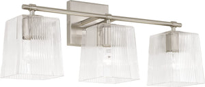 Capital Lighting 141731BN-508 Lexi 3 Light Vanity Brushed Nickel