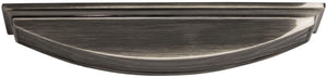 Jeffrey Alexander 536-128SN 128 mm Center-to-Center Satin Nickel Square Geometric Pattern Aberdeen Cabinet Cup Pull