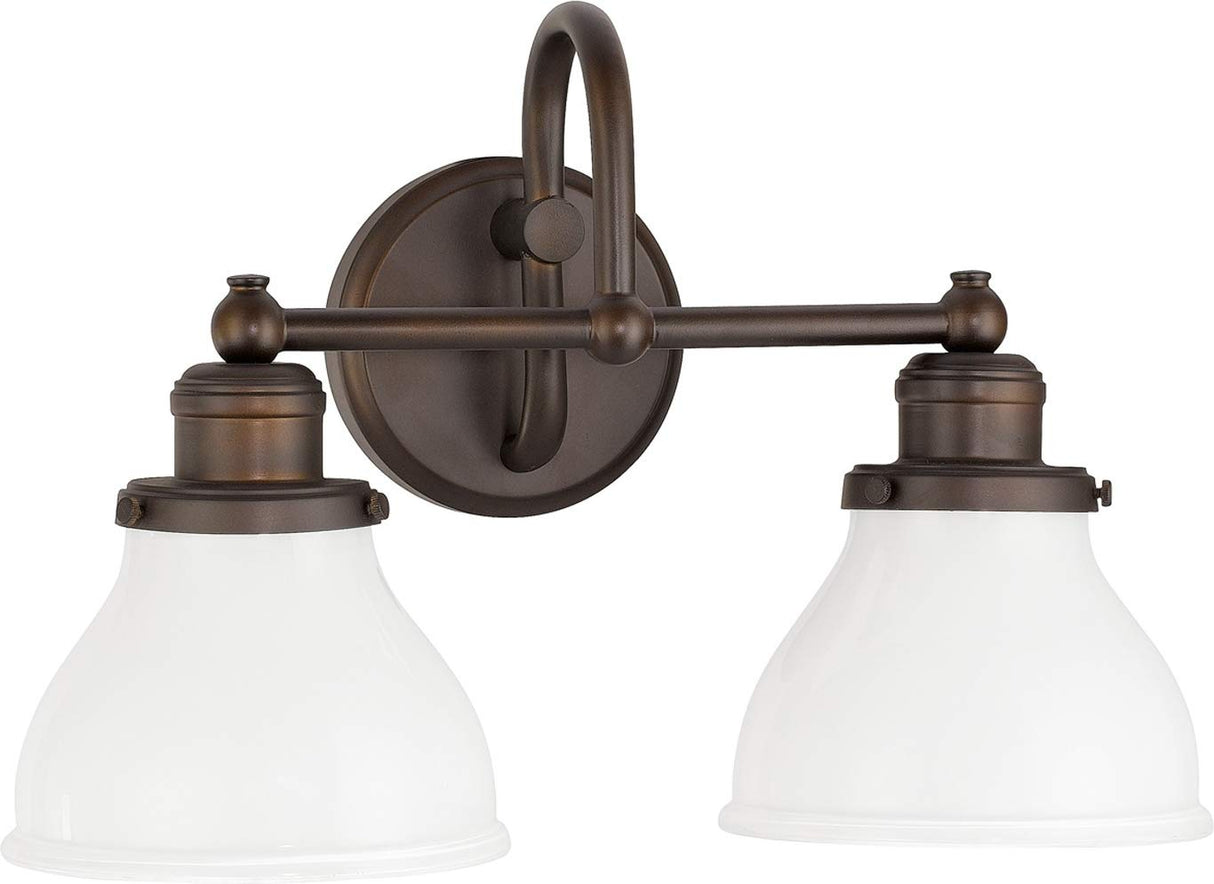 Capital Lighting 8302BB-128 Baxter 2 Light Vanity Burnished Bronze