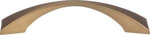 Elements 525-96SBZ 96 mm Center-to-Center Satin Bronze Square Glendale Cabinet Pull