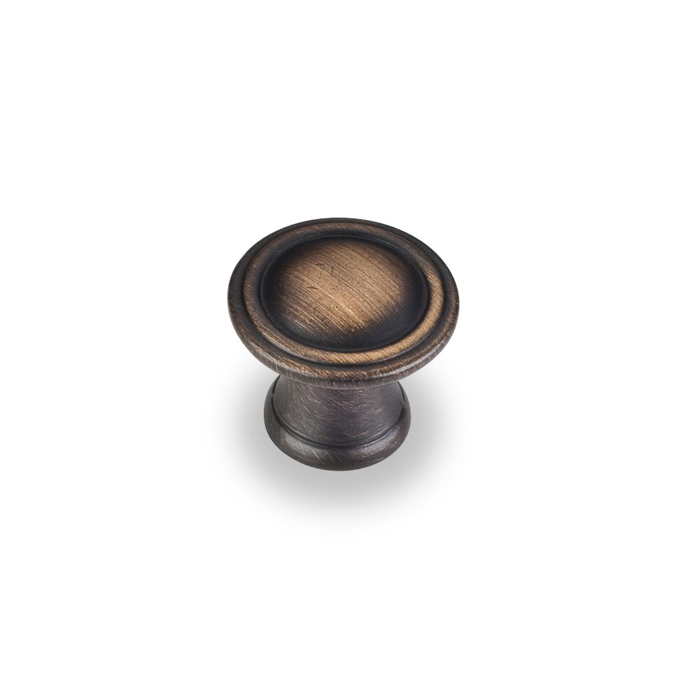 Jeffrey Alexander Z110-ABSB 1-3/16" Diameter Antique Brushed Satin Brass Cordova Cabinet Knob