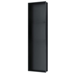 PULSE ShowerSpas NI-1236-MB Niche in Matte Black 12" x 36"