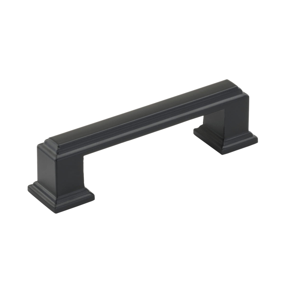 Amerock Cabinet Pull Matte Black 3 inch (76 mm) Center to Center Appoint 1 Pack Drawer Pull Drawer Handle Cabinet Hardware