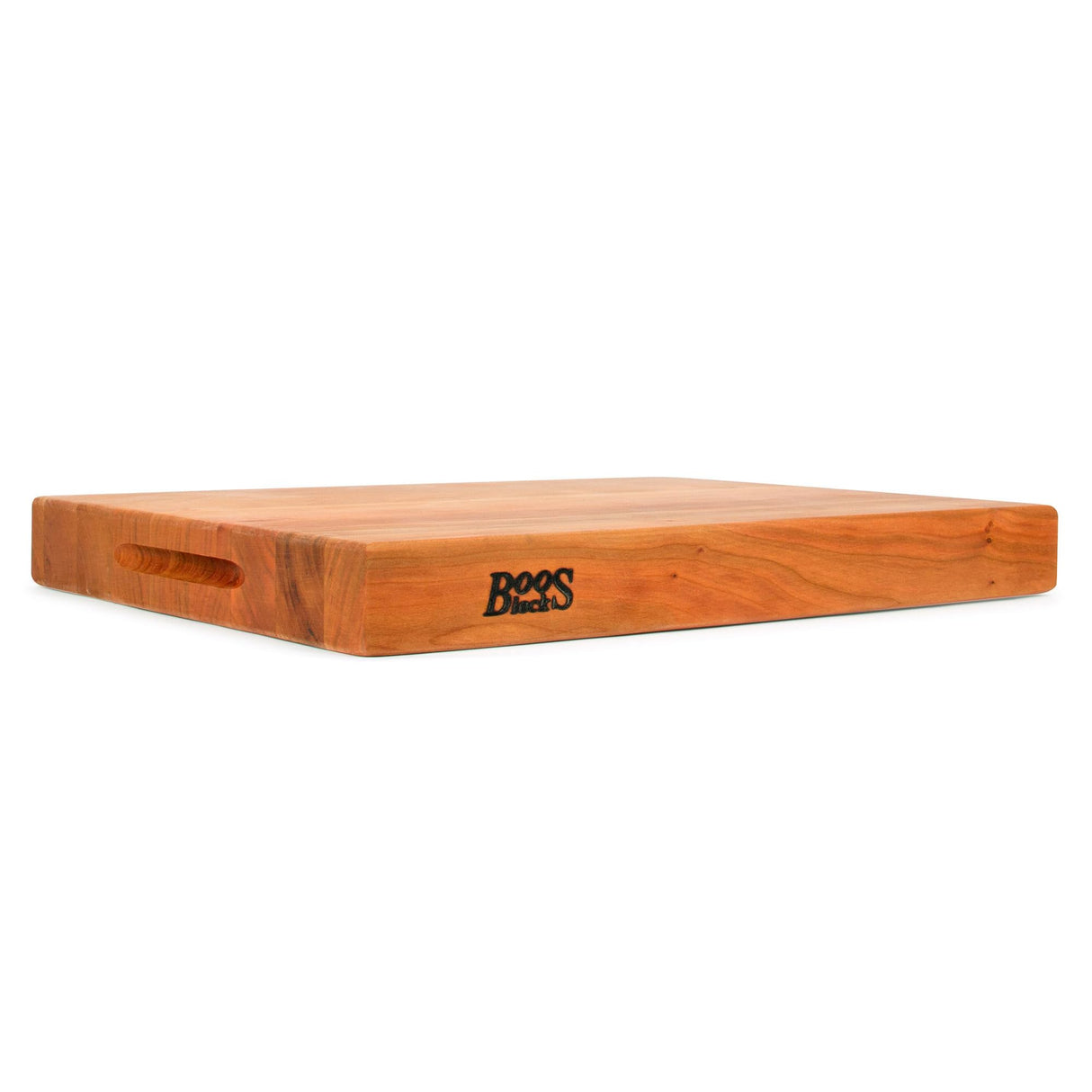 John Boos CHY-RA02 Cherry Wood Cutting Board for Kitchen Prep 20 Inches x 15 Inches, 2.25 Thick Reversible End Grain Rectangular Charcuterie Block 20X15X2.25 CHY-EDGE GR-REV-RA BRD-