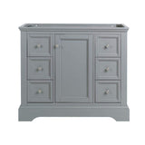 Fresca FCB2440GRV Fresca Windsor 40" Gray Textured Traditional Bathroom Cabinet