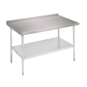 John Boos UFBLG3624 Economy 36 x 24 Stainless Steel 18 Gauge Work Prep Table Backsplash