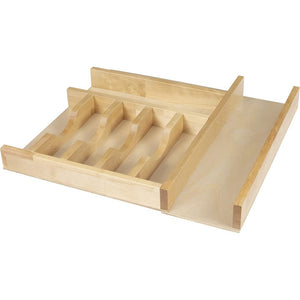 Hardware Resources DO21A-B24 21" Adjustable Drop-In Cutlery Drawer Insert