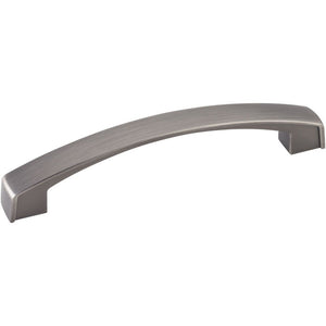 Jeffrey Alexander 549-128BNBDL 128 mm Center-to-Center Brushed Pewter Square Merrick Cabinet Pull