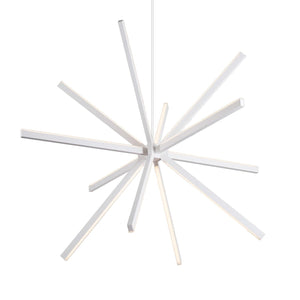Kuzco CH14356-BG SIRIUS 56" CH Brushed Gold 120V TRIAC/ELV LED 3000K 90CRI 67W