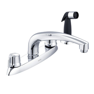 Gerber G0742216 Chrome Classics Two Handle Kitchen Faucet Deck Plate MOUNTED...