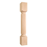 Hardware Resources P20CH 5" W x 5" D x 35-1/2" H Cherry Reed Post