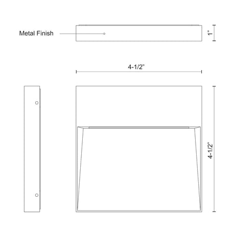 Kuzco EW71305-BK CASA 5" EW Black 120V ELV LED 3000K 90CRI 11W