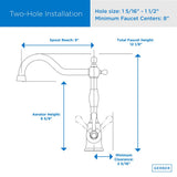 Gerber D401157 Chrome Opulence Single Handle Kitchen Faucet