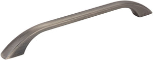 Jeffrey Alexander 4192BNBDL 192 mm Center-to-Center Brushed Pewter Square Sonoma Cabinet Pull